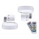 thumbnail image 1 of Wireless Spot Lights Battery Operated Accent Lights Indoor Dimmable LED Spotlight Anywhere Rotatable Wall Light(2 Pack), 1 of 5