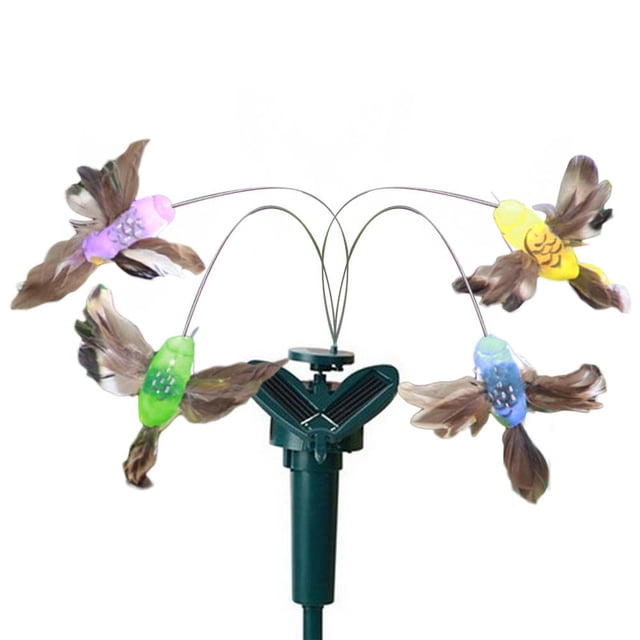 Decoración de jardín Decoración de ambiente de mariposa solar para el hogar (pájaro) Hugtrwg Para estrenar