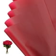 thumbnail image 1 of Papel de Envoltura de Regalo Uxcell, Papel de Ramo Impermeable de Color Sólido Rojo 20 Hojas, 1 of 7