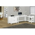 thumbnail image 5 of Saint Birch White L-Desk, 5 of 7