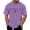 Z1-Purple, variant on FUZHIQ Christian Shirts for Men Blessed Cross Graphic T-Shirt Casual Streetwear Vintage Tee God T-Shirt Top