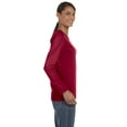 thumbnail image 2 of Womens Heavy Cotton Missy Fit Long-Sleeve T-Shirt 5 Pack, 2 of 2