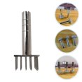 thumbnail image 3 of KAKOWELY Stainless Steel Spikes Meat Tenderizer Meat Tenderizing Tool Meat Pounding Tool,6.1"X2.76"X2.36", 3 of 5