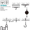 thumbnail image 4 of VR Cable Management for Oculus Quest 2, Ceiling Pulley System for HTC Vive/Vive Pro/Oculus Rift/Rift S/Link Cable for Oculus Quest/Valve Index VR Accessories (Black, 6 Pack), 4 of 7