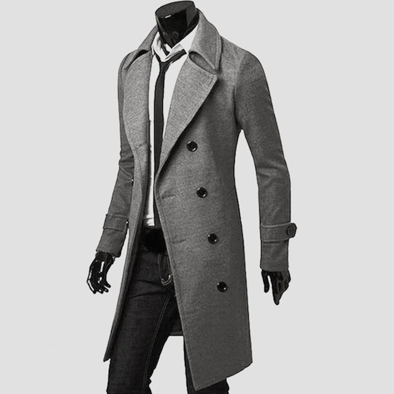 Mens Knee Length Winter Coat