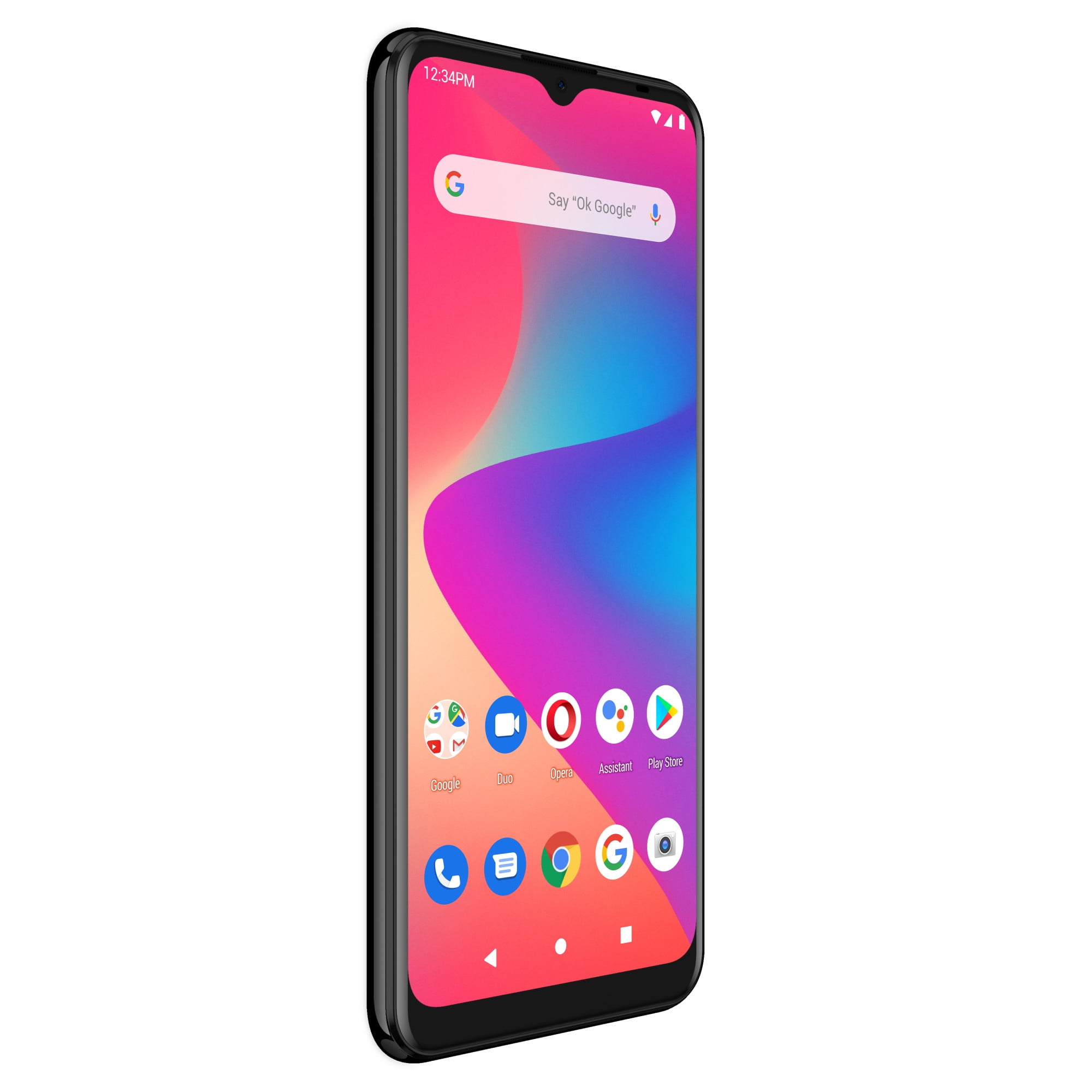 スマートフォン本体 050500F Bluejay 128GB BLU G50 Mega G0390WW 32GB GSM Unlocked Android Smart Phone - Blue
