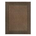 thumbnail image 3 of Gertmenian Paseo Kiano Modern Striped Havana/Black Outdoor Area Rug, 9x13, 3 of 7