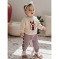 thumbnail image 5 of Rovasas Toddler Girls Boys Sweater Christmas Clothes Deer Embroidery Tops, 5 of 9