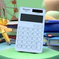thumbnail image 5 of ESULOMP Standard Function Basic Calculator, Digits Desktop Calculator with Large LCD Display and Sensitive Button, Desktop Calculator for Office, Home, School (Blue), 5 of 8