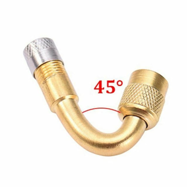 Lefu 1pcs Copper Tyre Valve Extension Adaptor Tire Stem Extender for Motorcycle Car