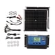 thumbnail image 5 of Kit De Panel Solar, Juego De Controlador De Panel Solar Profesional De 50 W, 2 Salidas USB, Resistente Al Agua IP65 Para Acampar, Viajar, Al Aire Libre, 5 of 7