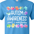 thumbnail image 4 of Inktastic Autism Awareness Support and Understanding Puzzle Pieces T-Shirt, 4 of 5