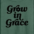 thumbnail image 3 of Instant Message - Grow In Grace - Women's Lightweight French Terry Long Sleeve Shirt, 3 of 6
