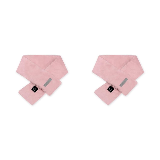 Yuarrent Bufanda de calefacción de invierno, calentador de hombros USB ajustable con temperatura, bufandas lavables con agua, protección Type2 NO2