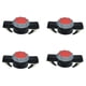 thumbnail image 5 of 4 abrazaderas para caja de techo de coche, accesorios de montaje sencillos, resistentes, color negro, para bolsa de equipaje y caja de techo de coche., 5 of 8