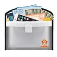 thumbnail image 3 of CNKOO Fireproof Document Bag Fire Resistant Storage Bag for Money Jewelry Passport, 3 of 8
