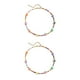 thumbnail image 4 of Collar de perlas Qarigey Gargantilla con cuentas Cadena bohemio ajustable Joyería bohemia 2piezas, 4 of 6