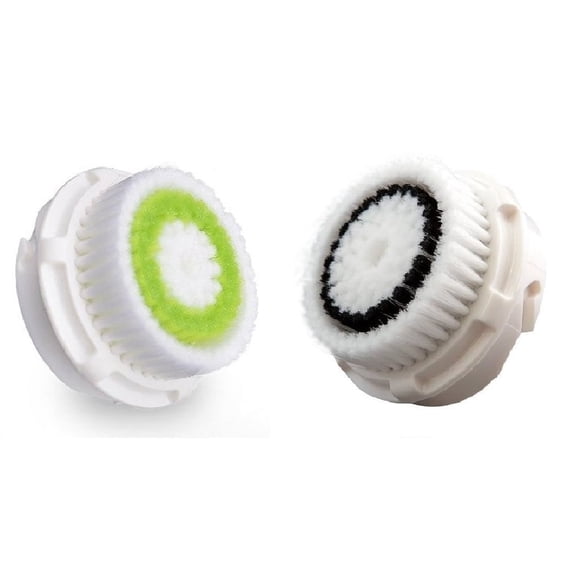 TreatMe100 1 Acne Plus 1 Sensitive Combo Facial Cleaning Gentle Brush Heads For Clarisonic Mia, 2 Ct