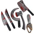 thumbnail image 2 of Hacha de plástico para simulación de arma de Halloween, Bloody Haunted House, 2 of 4