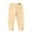 Yellow, variant on breaise Unisex Kids Solid Cotton Thick Tights Elastic Waist Winter Pants Toddler Baby Bottoms Active Sweatpants Winter Fleece Lined Leggings