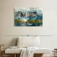 thumbnail image 2 of Elephant Stock Sea Depth Abstract Wall Art - Horizontal Canvas Wall Art - Living Room Wall Decor - Abstract Canvas - Gray And Gold Decor By Chamira Young - 36" x 24", 2 of 8