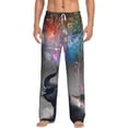 thumbnail image 2 of Lsque Elephant Fireworks Celebration Print Men's Pajama Pants, Lounge Pant - Comfortable Home Wear,Elastic Waistband, Stylish Design-XX-Large, 2 of 9