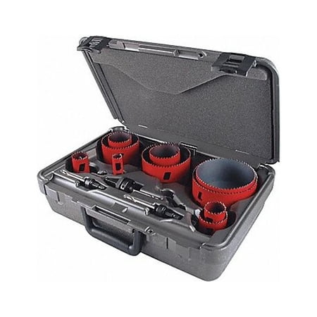 UPC: 0050326177757 | Morse Hole Saw Kit Saw Range 3/4  to 4-3/4  MHS08E