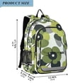 thumbnail image 2 of FORMRS School Backpack 17" Student Travel Bag with Laptop Compartment, Gray Floral, 2 of 7