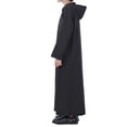 thumbnail image 7 of KAUOD Boys Half Zipper Abaya Thobe Plain Long 𝐈slamic Kids Hooded Kaftan Thobes Toddler Loose Eid Traditional Dress Clothes, 7 of 7