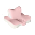thumbnail image 4 of Almohada para el cuello, almohada para cama, cómoda, espuma viscoelástica, suave, versátil, ergonómica, cervical Rosa Beige, 4 of 9