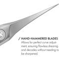 thumbnail image 5 of LMHF Beard and Mustache Scissors - FINOX Stainless Steel Professional Manicure Tools in Leather Case - Ethically Made in Solingen Germany - 4706, 5 of 5