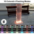 thumbnail image 2 of Esheno Acrylic Church Pulpit 42.5 inch Clear Church Pulpit with 15 Color Adjustable Lights and Storage Shelf for Church Wedding Concert, 2 of 7