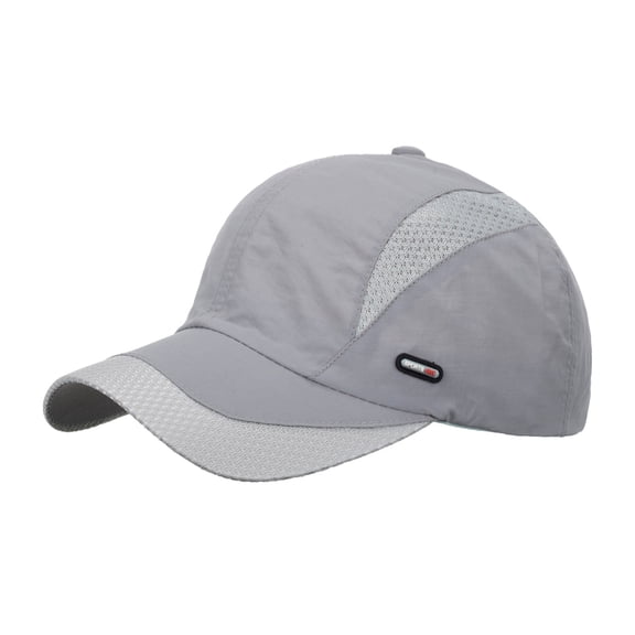 Gray Baseball Caps Fashion Women Men Sport Mountain Climbing Breathable Beach Baseball Cap Hip Hop Hat Sun Hat
