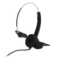 thumbnail image 1 of Casque d'Ordinateur Large Bande, Structure de Bandeau Intégrée Casque de Centre d'Appel avec Microphone pour Bureau de Centre d'Appels Skype Lync Softphone, 1 of 8