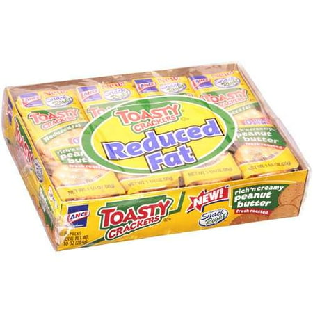 Lance Toasty Crackers Reduced Fat Toasty Crackers, 8 ea