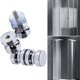thumbnail image 4 of 2 Pieces Shower Door Knob,Round Shower Door Knob Stainless Steel Shower Knobs Shower Door Knob Door Handles for Bathroom Glass Door Sliding Door, 4 of 5