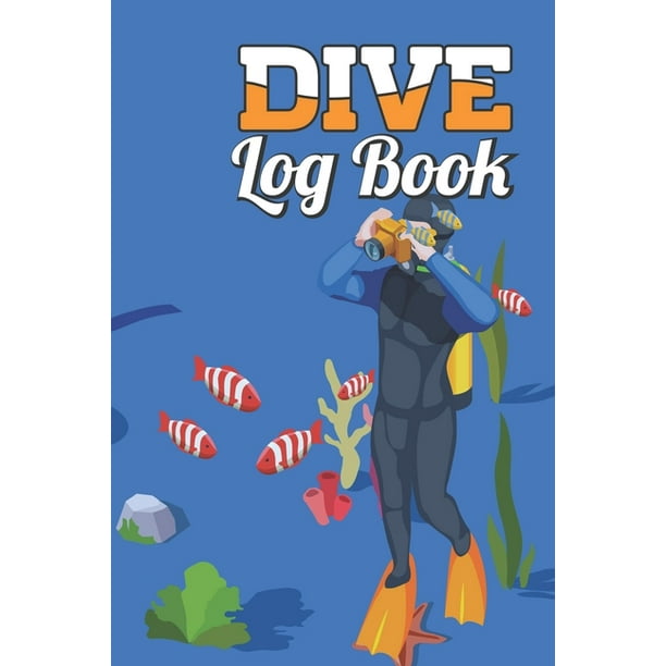 Dive Log Book Scuba Diving Logbook for Beginner, 100 Pages in 6" x 9