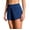 Navy Blue, variant on Women's Board Shorts with Soft Built in Soft Briefs High Waisted Elastic Swim Shorts with Pockets Classic Versatile Swimming Trunks