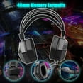 thumbnail image 2 of Stereo Bass Surround Sound Gaming Headset Compatible with PS4 Pro PS5 Xbox One Nintendo Switch, 2 of 6