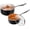 1+2 Quarts, variant on Premium Nonstick Saucepan with Lid, 3 Quart Ceramic Copper Induction Cookware