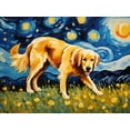 thumbnail image 4 of Stephen Chambers 32x25 Black Modern Wood Framed Wall Art Titled - Golden Retriever, 4 of 6