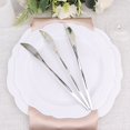 thumbnail image 3 of BalsaCircle 24 Silver 8" Heavy Duty Plastic Knives Disposable Wedding Party Catering, 3 of 7