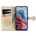 thumbnail image 4 of Funda Cartera FOXDOCK para Motorola Moto G34 , Flip PU con Relieve de Gatos y Perros, Tarjetero y Soporte, 4 of 6