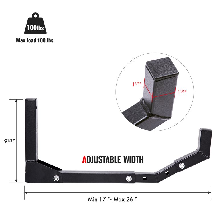 AA Products Inc. Kayak Wall Mount Storage Rack Storage Hanger Foldable Hooks Hanging Wall Frame for Kayaks, Paddleboard and Canoe, Set of 2