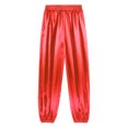 thumbnail image 5 of Doomiva Women's Belly Dance Harem Pants Shiny Sequin Tassel Trouser Arabic Halloween Loose Pants Bloomers Red L, 5 of 7
