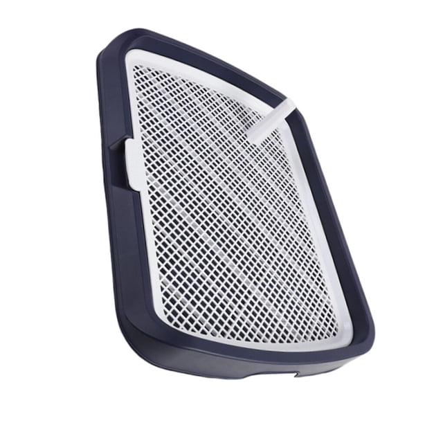 Mesh Dog Toilet Litter Box Easy Holder Rabbit Litter Clean Comfortable for Small and Medium Dogs Navy Blue