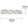 thumbnail image 7 of DNA Integrated LED Vanity Light – Modern Bathroom Lighting Fixture – 19W, 1100 Lumens – Dimmable, Energy Efficient LED Light – Easy Installation, Finish Chrome 27", 7 of 7