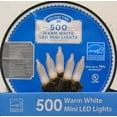 Holiday Time LED Warm White Lights, 500Count