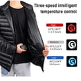 thumbnail image 4 of Savior Heat Winter Zip Up Puffer Jacket with Rechargeable 5200 mAh Battery Pack Electric Heated Coat for Women and Men，Size up to 3XL, 4 of 10