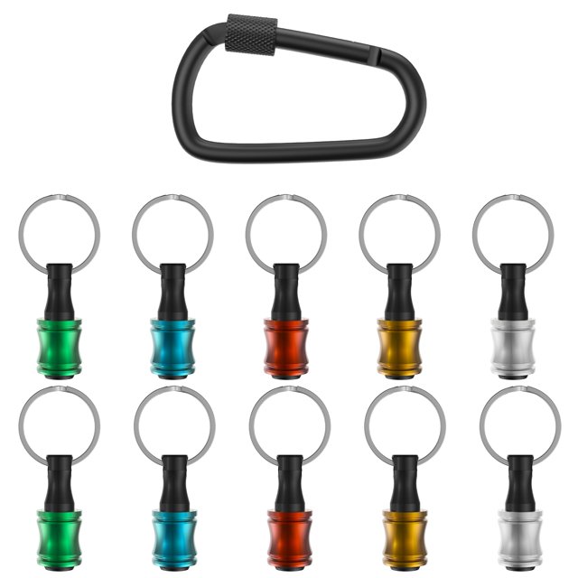 Vástago hexagonal de 1/4 pulgadas, destornillador de aleación de aluminio, yeacher 10 piezas